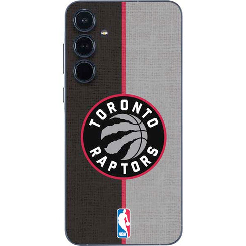 NBA Toronto Raptors Split Canvas Galaxy A35 5G Skin